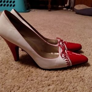 Vintage Baseball Style Heels